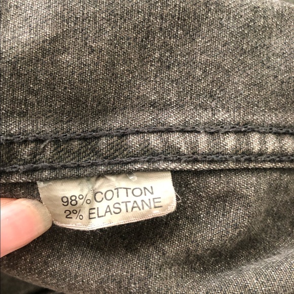 Cheap Monday Stockholm | Dark Gray-Greenish Denim Jacket | Sz S - Picture 7 of 8